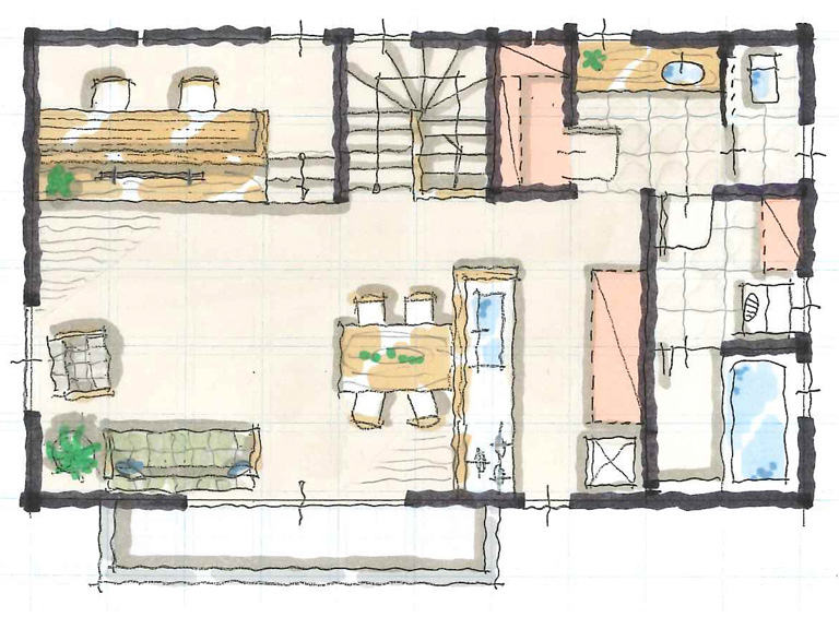 無添加住宅間取り図2F