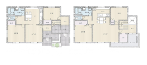 二世帯住宅　間取り